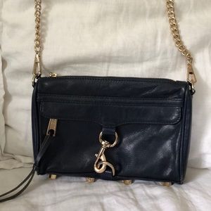 Rebecca Minkoff Navy Mini Mac purse